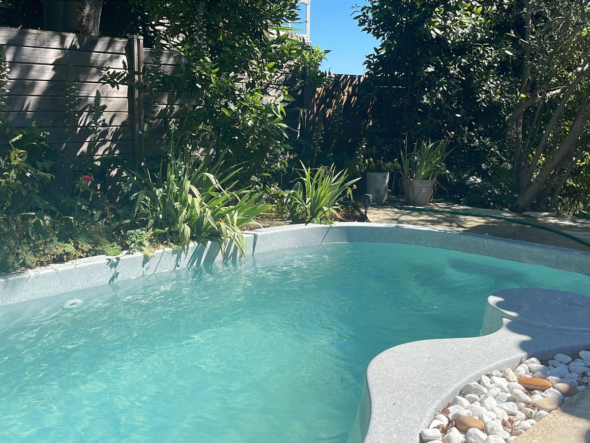 Cocktail pool spa au sel chauffé